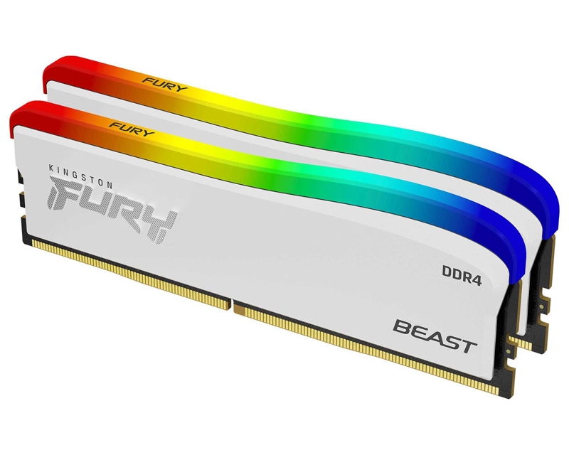 MEM02274_v DIMM DDR4 32GB (2x16GB kit) 3200MT/s KF432C16BWAK2/32 Fury Beast RGB Special Edition - Image 1