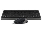 F1010 FSTYLER USB US siva tastatura + USB sivi miš - Image 2