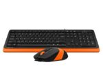 F1010 FSTYLER USB US narandžasta tastatura + USB narandžasti miš - Image 2