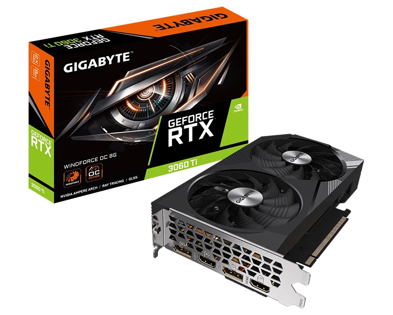 VGA02622_v nVidia GeForce RTX 3060 Ti 8GB 256bit GV-N306TWF2OC-8GD rev 1.0 - Image 1