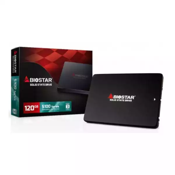 20732 SSD 2.5 SATA3 120GB Biostar 530MBs/380MB/s S100 - Image 1