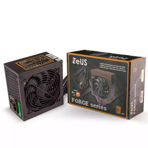 22782 Napajanje 600W ZEUS 80 ZUS-FOR600S PLUS Bronze 12cm - Image 1