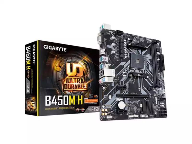 53676 Matična ploča AM4 Gigabyte B450M H VGA/HDMI/M.2 - Image 1