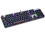 CK104 RGB mehanička crna tastatura braon prekidač