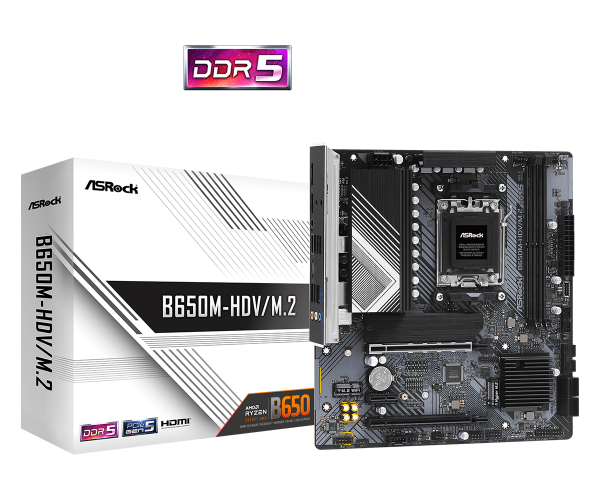 22820 MB AM5 ASRock B650M-HDV/M.2 - Image 1
