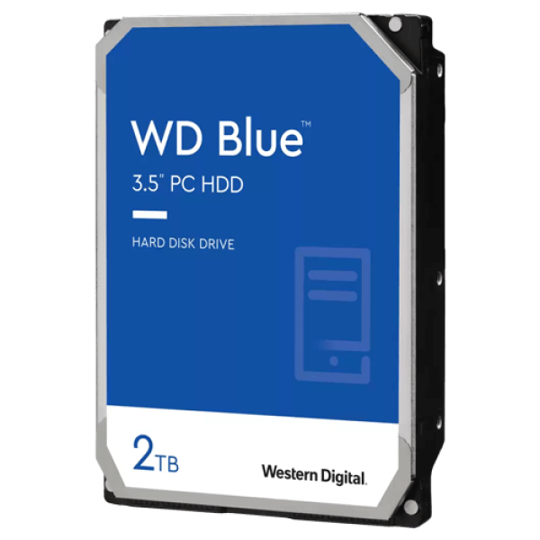 23336 Hard disk 2TB SATA3 Western Digital Caviar 256MB WD20EZBX Blue - Image 1