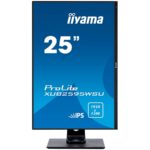 IIYAMA Monitor 25" Ultra Slim, 1920x1200, IPS, 300cd/m², DisplayPort, HDMI, VGA, 4ms, Speakers, USB HUB (2x2.0), 13cm Height Adj. Stand - Image 2