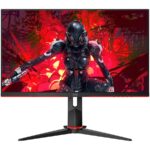 Monitor 23.6'' AOC C24G2U/BK Black-Red VA, 16:9, 1920x1080, 165Hz, 4ms, 250 cd/m2, 3000:1, D-Sub, HDMI*2, DP, USBhub, 2Wx2, vesa