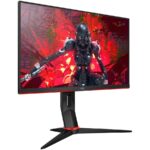 Monitor 23.6'' AOC C24G2U/BK Black-Red VA, 16:9, 1920x1080, 165Hz, 4ms, 250 cd/m2, 3000:1, D-Sub, HDMI*2, DP, USBhub, 2Wx2, vesa - Image 3