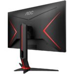 Monitor 23.6'' AOC C24G2U/BK Black-Red VA, 16:9, 1920x1080, 165Hz, 4ms, 250 cd/m2, 3000:1, D-Sub, HDMI*2, DP, USBhub, 2Wx2, vesa - Image 4