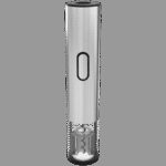 Prestigio Garda, smart wine opener, simple operation with 2 buttons, aerator, vacuum stopper preserver, foil cutter, opens up to 50 bottles wihout recharging, premium design, 500mAh battery, Dimensions D 17mm* H 290mm* W100 mm, silver color. - Image 2