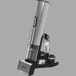 Prestigio Garda, smart wine opener, simple operation with 2 buttons, aerator, vacuum stopper preserver, foil cutter, opens up to 50 bottles wihout recharging, premium design, 500mAh battery, Dimensions D 17mm* H 290mm* W100 mm, silver color.