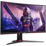 AOC Monitor LED 24G2AE/BK Gaming IPS 144Hz (23.8 “, 16:9, 1920x1080, IPS, 144Hz, 250 cd/m², 1000:1, 1 ms, 178/178°, Speakers,  VGA, HDMI, DP, Tilt, FreeSync Premium, Frameless) Black-Red, 3y - Image 2