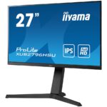 iiyama 27" ETE IPS-panel, 1920x1080,  250 cd/m², 13cm Height Adj. Stand, Speakers, HDMI, DisplayPort, 1ms (MPRT), USB-HUB 2x2.0, Black - Image 2