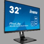 Iiyama ProLite XUB3293UHSN-B1LED monitor 31.5" 3840 x 2160 4K @ 60 Hz IPS 350 cd/m² 1000:1 4 ms HDMI DisplayPort USB-C speakers matte black  XUB3293UHSN-B1  13710585000 - Image 2