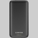 CANYON PB - 301, Power bank 30000mAh Li-poly battery, Input Micro: DC5V/2A, 9V/2A Input Type c PD :DC5V/3A, 9V/2A Output Type C PD:5V/3A,9V/2.2A,12V/1.5AOutput USB A1+USBA 2: 5V3A,5V/4.5A,4.5V/5A,9V2A,12V1.5A,22.5W quick charging cable 0.3m