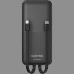 CANYON PB-1010, Power bank 10000mAh Li-pol battery with 2pcs Build-in Cable,  Input:  TYPE-C:  5V3A/9V2A  18WMicro USB: 5V2A/9V2A  18W   Output:  TYPE-C:  5V3A/9V2.2A  20WUSB-A: 4.5V5A ,5V4.5A, 5V3A,9V2A ,12V1.5A 22.5WTYPE-C cable: 4.5V5A ,5V4.5A, 5V3A, - Image 3