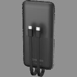 CANYON PB-1010, Power bank 10000mAh Li-pol battery with 2pcs Build-in Cable,  Input:  TYPE-C:  5V3A/9V2A  18WMicro USB: 5V2A/9V2A  18W   Output:  TYPE-C:  5V3A/9V2.2A  20WUSB-A: 4.5V5A ,5V4.5A, 5V3A,9V2A ,12V1.5A 22.5WTYPE-C cable: 4.5V5A ,5V4.5A, 5V3A, - Image 4