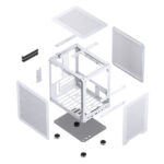 Kućište Jonsbo C6 mATX, White - Image 3