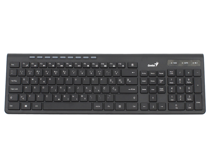 TAS01200_v SlimStar 7230 USB YU wireless crna tastatura - Image 1