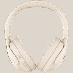 CANYON OnRiff 10, Canyon Bluetooth headset,with microphone,with Active Noise Cancellation function, BT V5.3 AC7006, battery 300mAh, Type-C charging plug, PU material, size:175*200*84mm, charging cable 80cm and audio cable 150cm, Beige, weight:253g - Image 2
