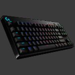 LOGITECH G PRO TKL Corded Mechanical Gaming Keyboard - BLACK - US INT'L - USB - CLICKY - Image 2