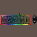 Cougar | Deathfire EX | 37DF2XNMB.0002 | Keyboard + Mouse Bundle| Keyboard: Hybrid / 8 color Backlight | Mouse: ADNS-5050 / 2000 dpi
