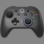 LORGAR TRIX-510, Gaming controller, Black, BT5.0 Controller with built-in 600mah battery, 1M Type-C charging cable ,6 axis motion sensor support nintendo switch ,android,PC, IOS13, PS3, normal size dongle,black