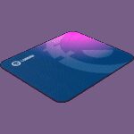 Lorgar Main 133, Gaming mouse pad, High-speed surface, Purple anti-slip rubber base, size: 360mm x 300mm x 3mm, weight 0.2kg - Image 2