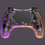 CANYON GPW-04, 2.4G Wireless Controller with  built-in 800mah battery, 2M Type-C charging cable ,Wireless Gamepad for Android / PC / PS3 /PS4 /XBOX360/ Nitendo Switch（RGB Lighting), 151*110*42mm, 208g - Image 4