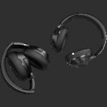 LORGAR Noah 500, Wireless Gaming headset with microphone, JL7006, BT 5.3, battery life up to 58 h (1000mAh), USB (C) charging cable (0.8m), 3.5 mm AUX cable (1.5m), size: 195*185*80mm, 0.24kg, black - Image 4