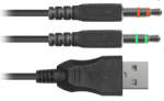 Slušalice sa mikrofonom Defender Dexter, 2x3.5mm, USB - Image 2