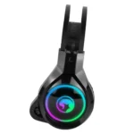 Slušalice sa mikrofonom Marvo HG8901 2x3.5MM+USB gejmerske sa mikrofonom i RGB osvetljenjem crne - Image 4