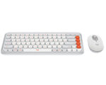 Bežična tastatura + miš Logitech Pop Icon US Bela - Image 3