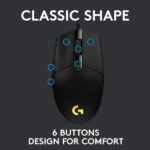 G102 Lightsync gaming crni miš - Image 2