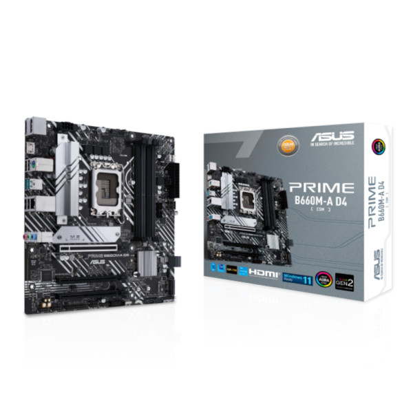 37185 Matična ploča 1700 Asus PRIME B660M-A D4-CSM/DP/HDMI/M.2/USB C - Image 1
