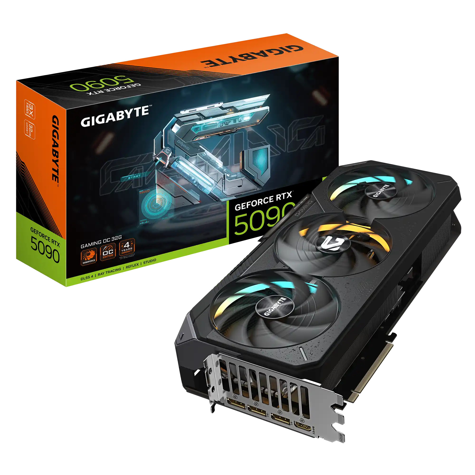 126130 nVidia GeForce RTX 5090 GAMING 32GB 512bit GV-N5090GAMING OC-32GD rev 1.0 grafička karta - Image 1
