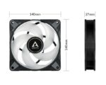 P14 PWM PST A-RGB 140mm ventilator crni (ACFAN00239A)