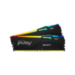 Memorija DDR5 32GB (2x16GB) 5600MHz Kingston Fury Beast RGB KF556C36BBEAK2-32
