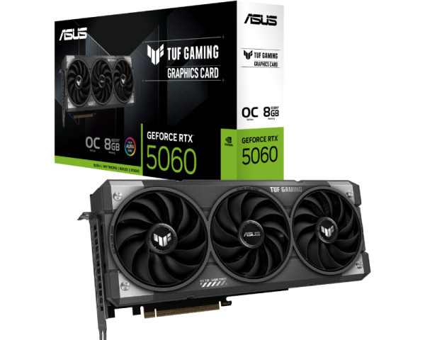 39375 Grafička karta Asus TUF-RTX5060-O8G-GAMING RTX5060 8GB DDR7 128bit 3XDP/HDMI - Image 1
