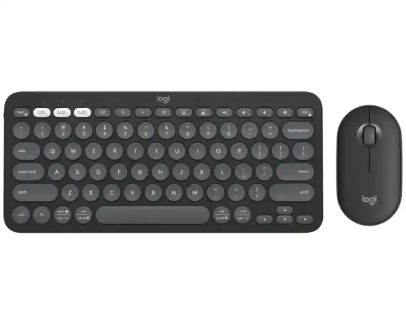 126196 Bežična tastatura + miš Logitech Pebble 2 Combo Graphite - Image 1