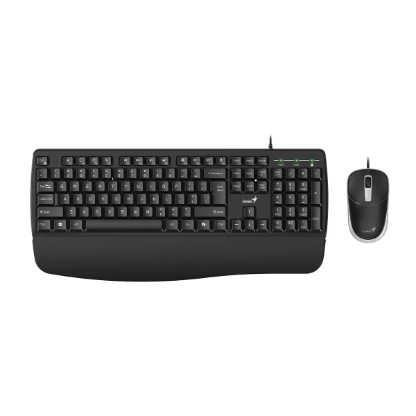 137130 Tastatura + miš Genius KM-123 USB US crna - Image 1