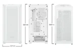Kućište Be Quiet Shadow Base 800 FX  White BGW64 - Image 3