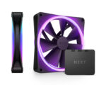 F140 RGB Duo Twin Pack 140mm ventilator crni (RF-D14DF-B1) - Image 3