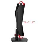 Monitor 24.5 Titan Army P2510G 1920x1080/FHD IPS/1ms/180Hz/HDMi/DP/HDR10/Tilt - Image 2